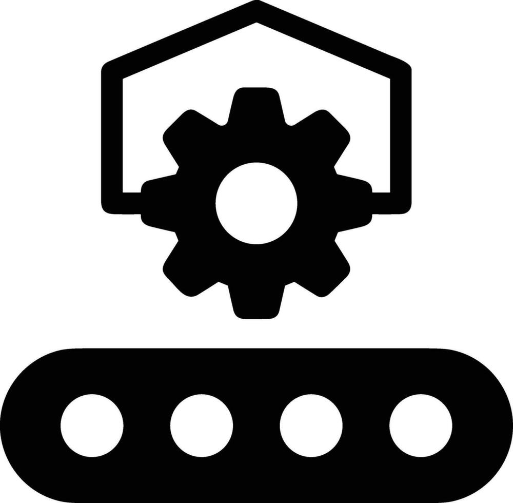 Gear setting symbol icon vector image. Illustration of the industrial wheel mechine mechanism design image