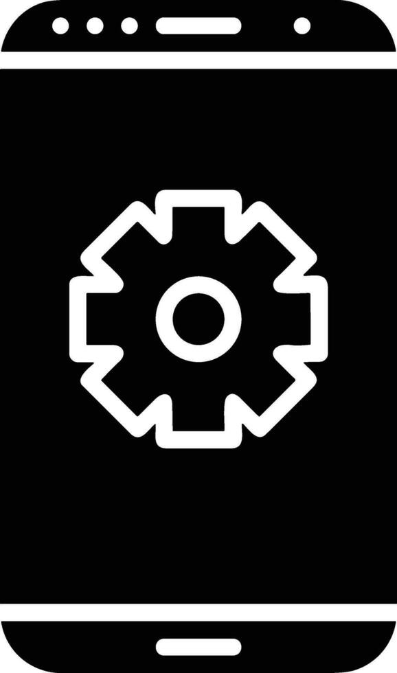 Gear setting symbol icon vector image. Illustration of the industrial wheel mechine mechanism design image