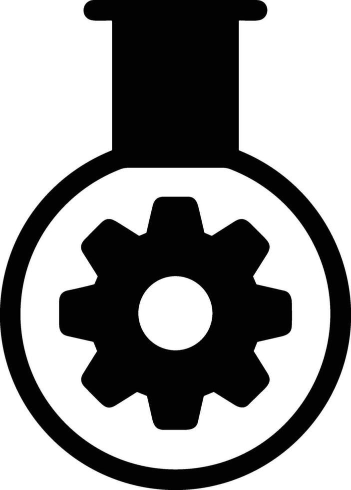 Gear setting symbol icon vector image. Illustration of the industrial wheel mechine mechanism design image