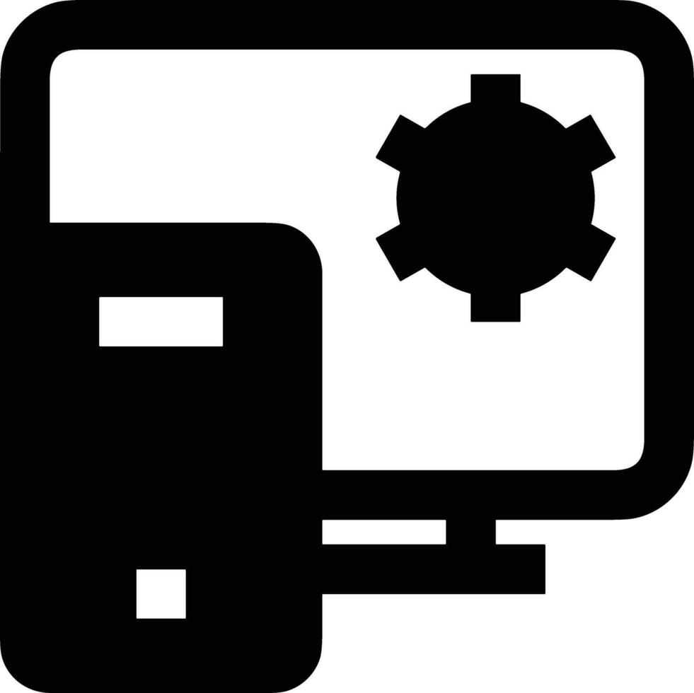 Gear setting symbol icon vector image. Illustration of the industrial wheel mechine mechanism design image