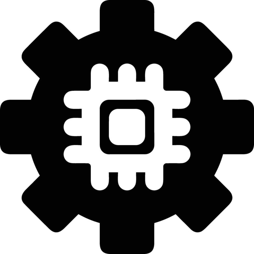 Gear setting symbol icon vector image. Illustration of the industrial wheel mechine mechanism design image