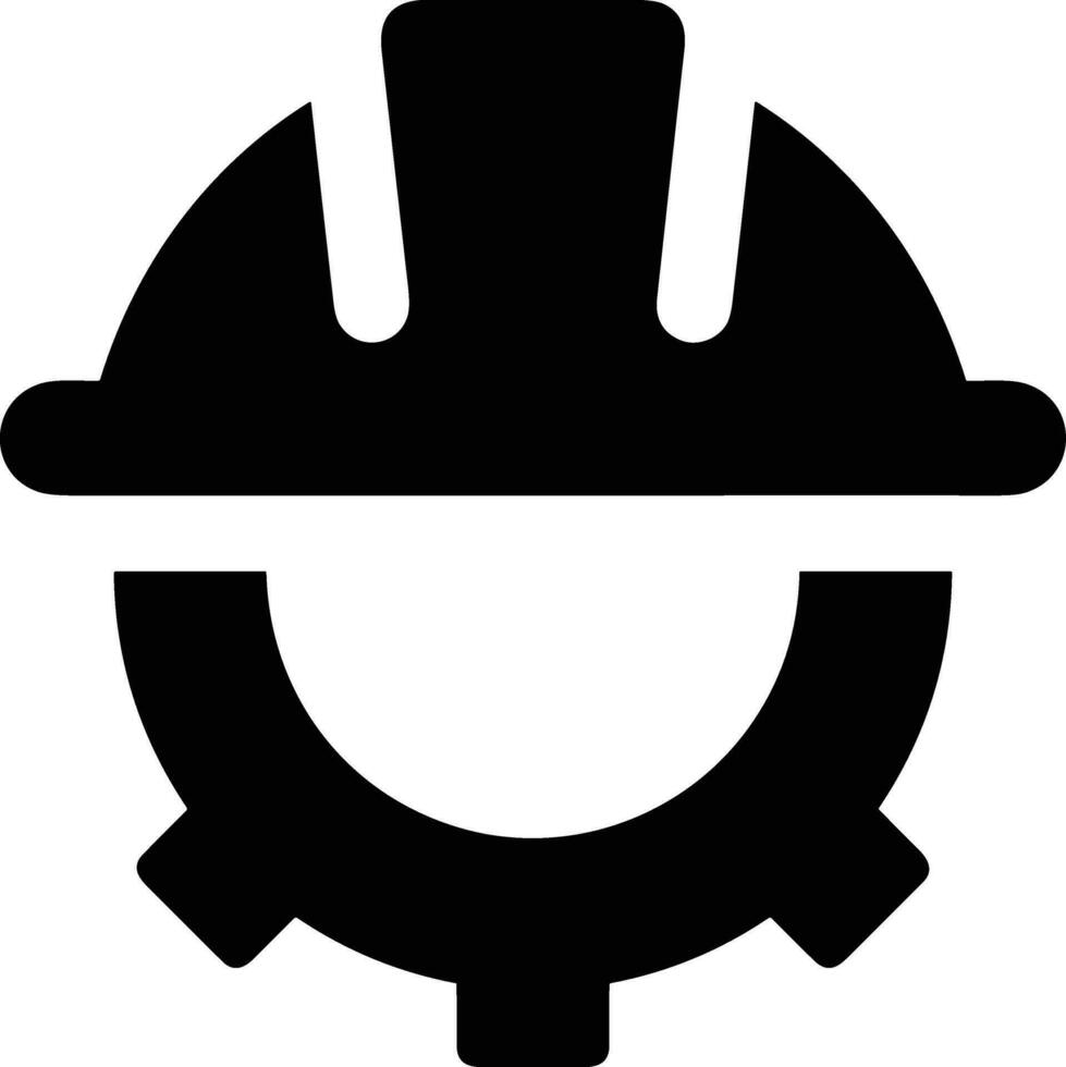 Gear setting symbol icon vector image. Illustration of the industrial wheel mechine mechanism design image