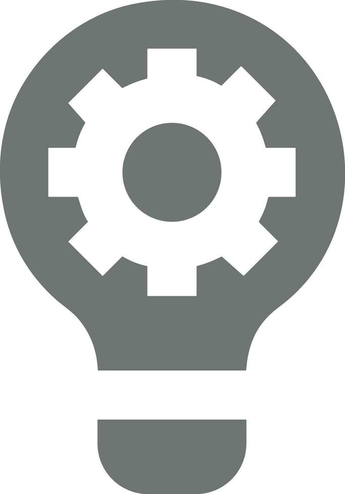 Gear setting symbol icon vector image. Illustration of the industrial wheel mechine mechanism design image