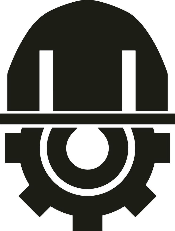 Gear setting symbol icon vector image. Illustration of the industrial wheel mechine mechanism design image