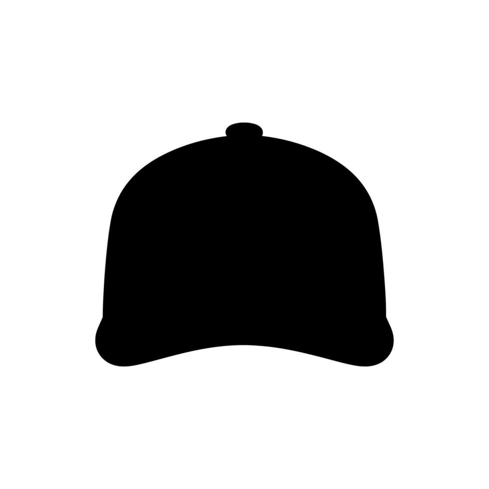 reunión gorra icono en blanco antecedentes - sencillo vector ilustración