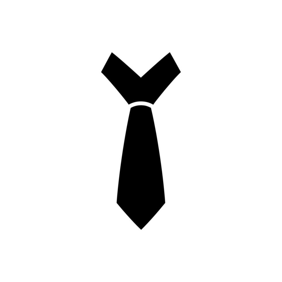 Tie Game Icon on White Background - Simple Vector Illustration