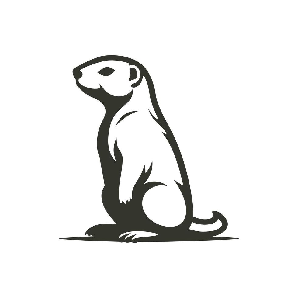 Prairie dog Icon on White Background - Simple Vector Illustration