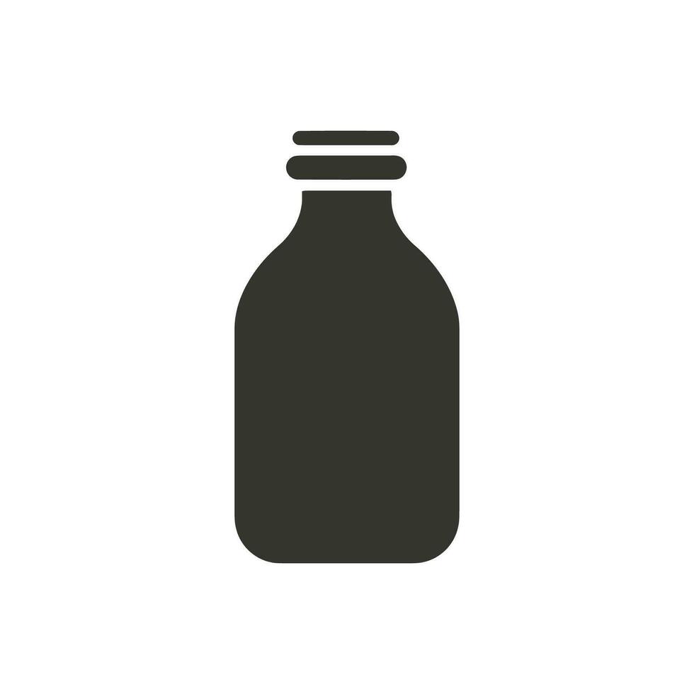 Milk Icon on White Background - Simple Vector Illustration
