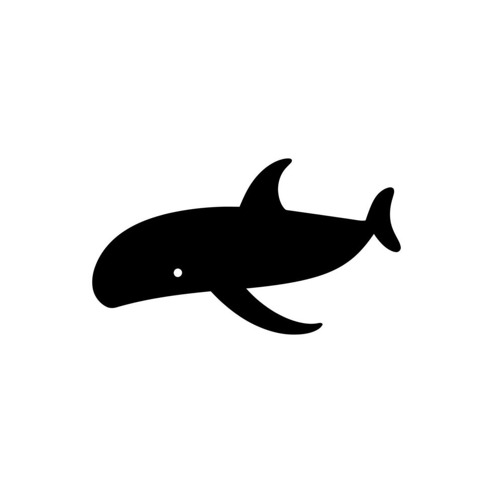 Sperm whales Icon on White Background - Simple Vector Illustration