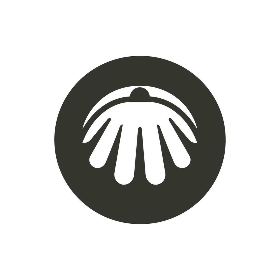 Truffle Chocolate Icon on White Background - Simple Vector Illustration