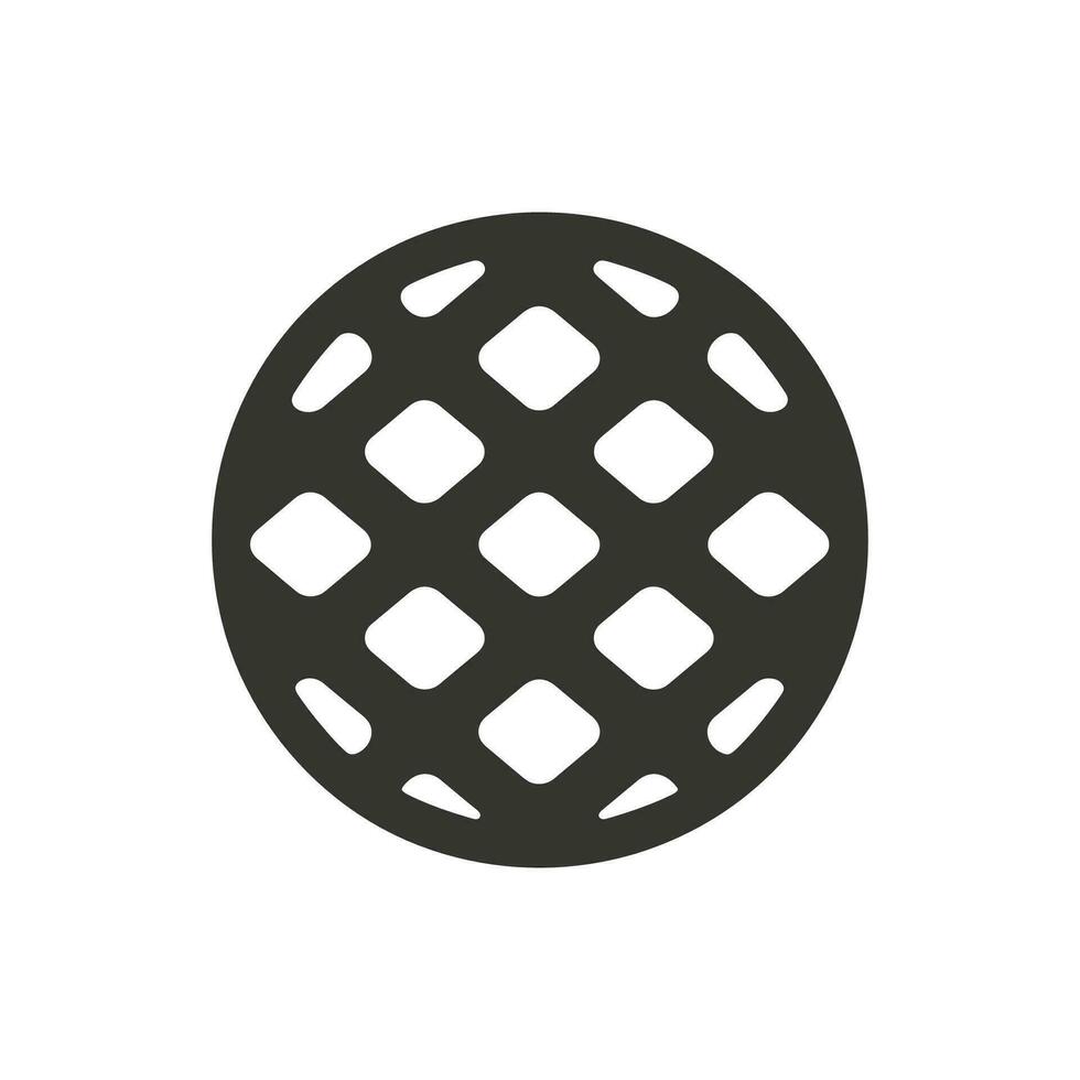 Waffles Icon on White Background - Simple Vector Illustration