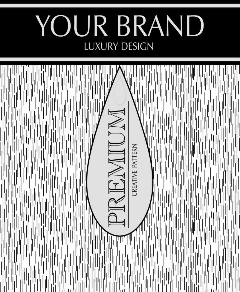 BLACK AND WHITE LUXURY DROP STRIPED BACKGROUND vector