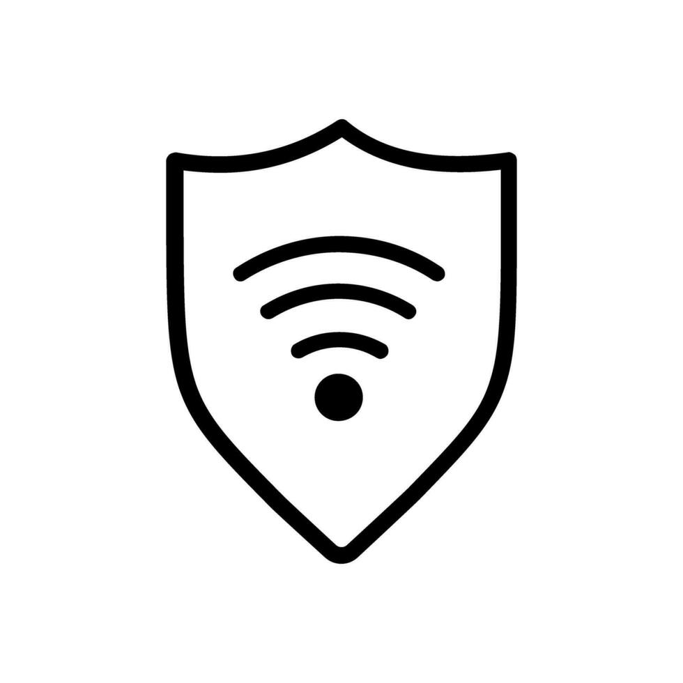 Internet security icon vector. Antivirus illustration sign. Protection symbol or logo. vector