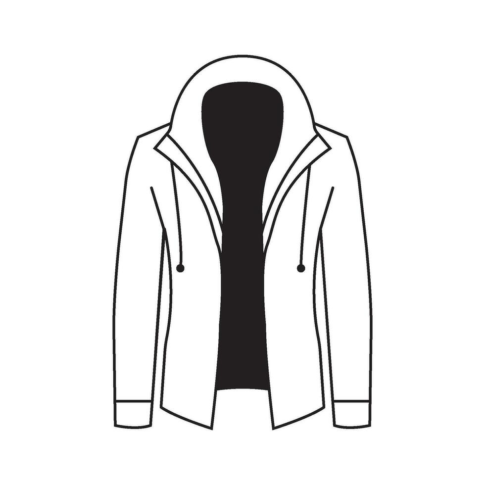 jacket icon vector