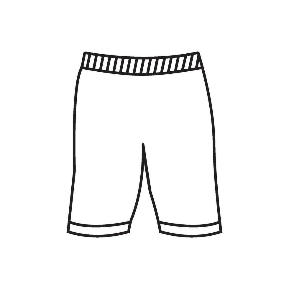 pantalones cortos icono vector