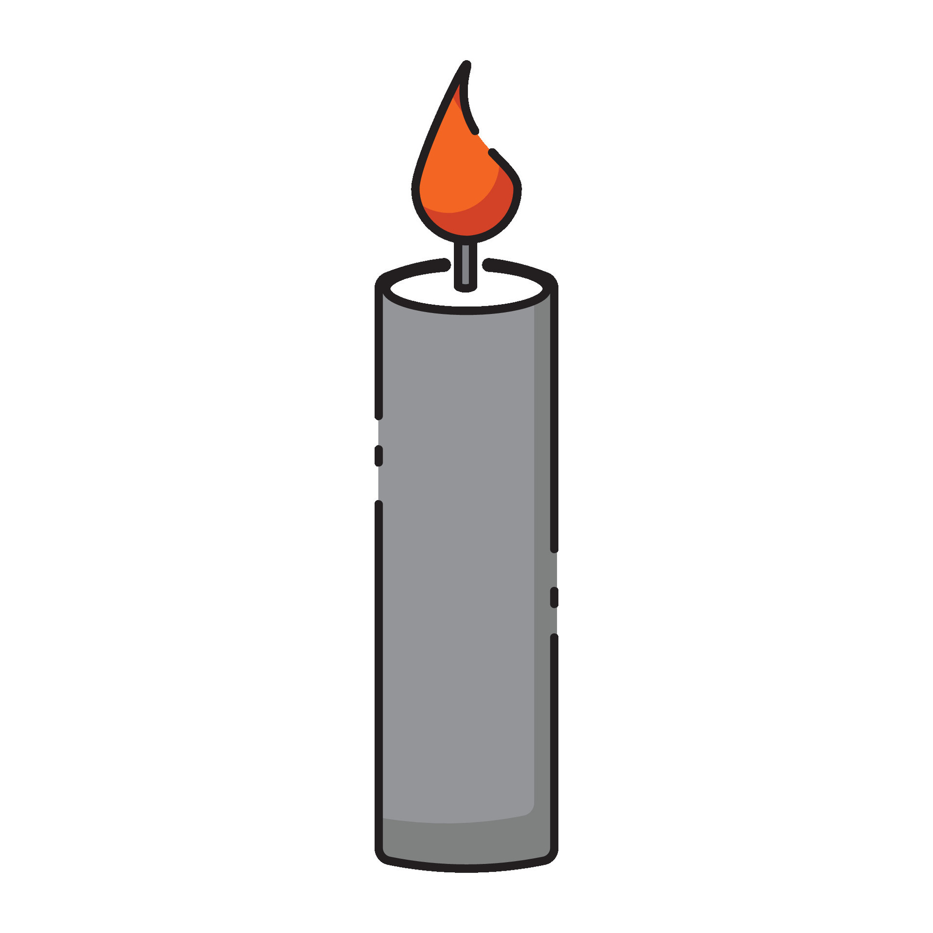 thanksgiving candle icon vector 34779210 Vector Art at Vecteezy