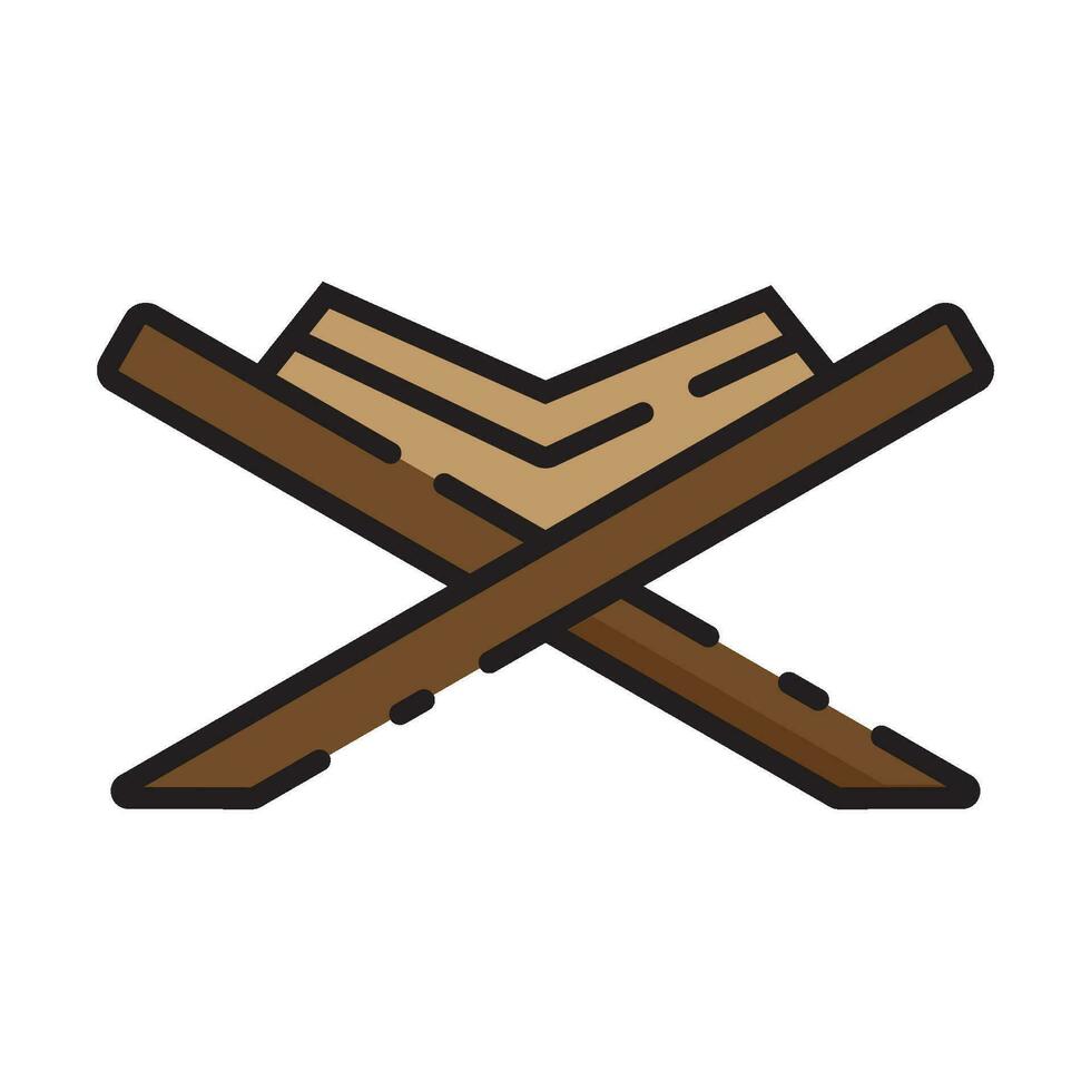 quran reading table icon vector