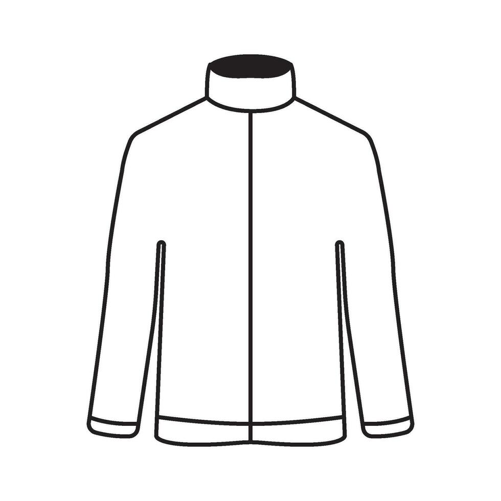 jacket icon vector