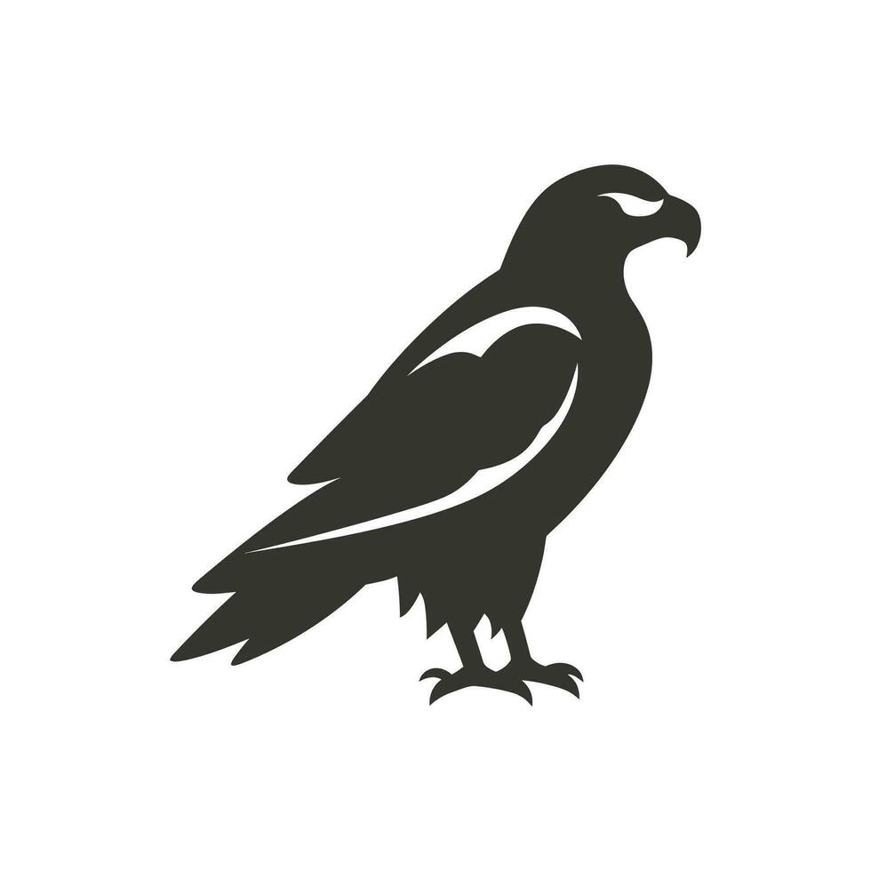 Eagle bird Icon on White Background - Simple Vector Illustration