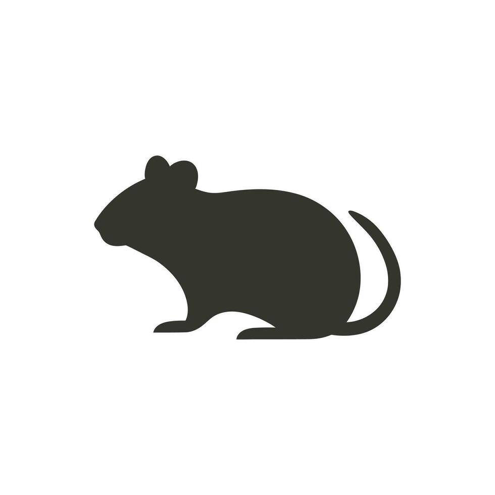 Rodent Icon on White Background - Simple Vector Illustration