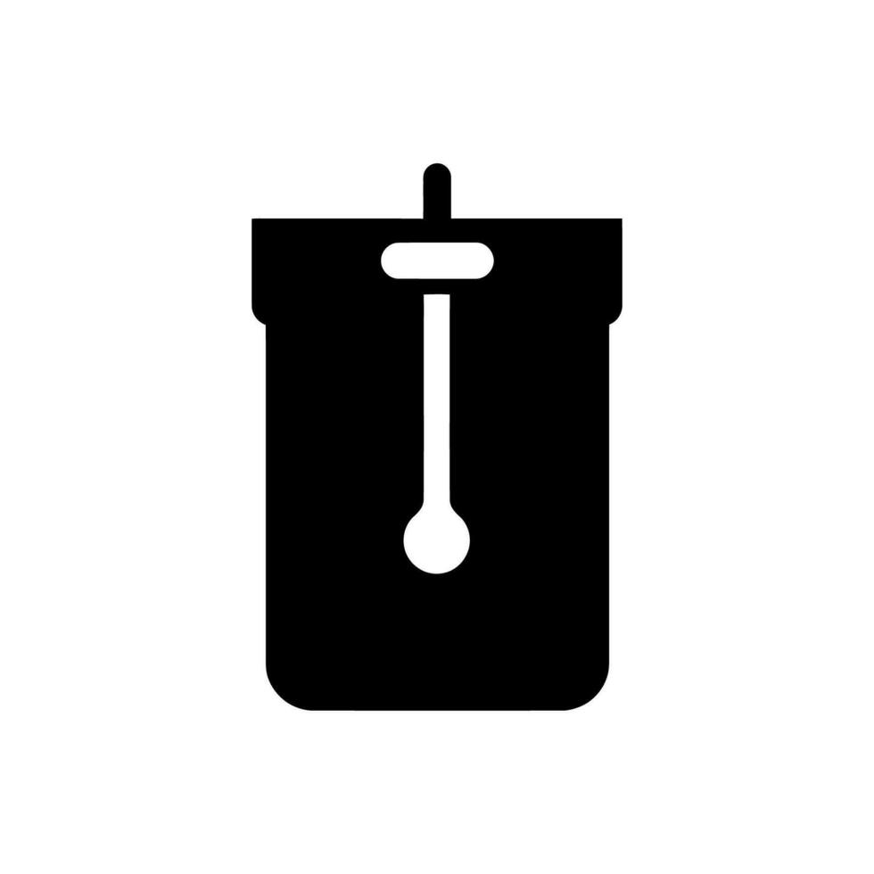 Blood bag icon on white background vector