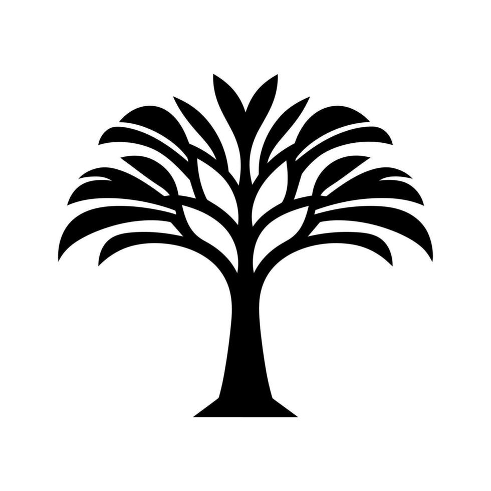 Dragon Tree plant Icon - Simple Vector Illustration