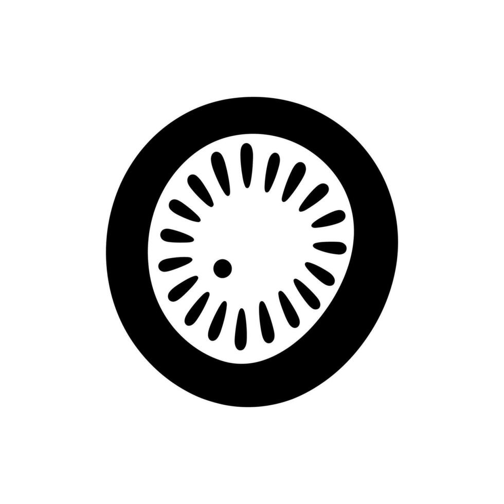 Kiwi icon isolated on white background vector