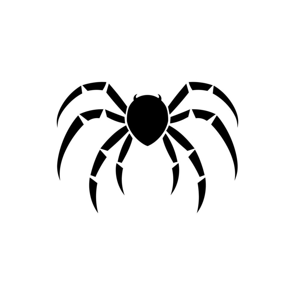 gigante araña cangrejo icono en blanco antecedentes - sencillo vector ilustración