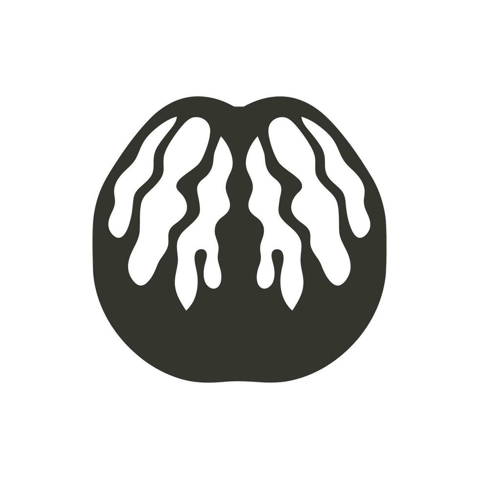 Walnuts Icon on White Background - Simple Vector Illustration