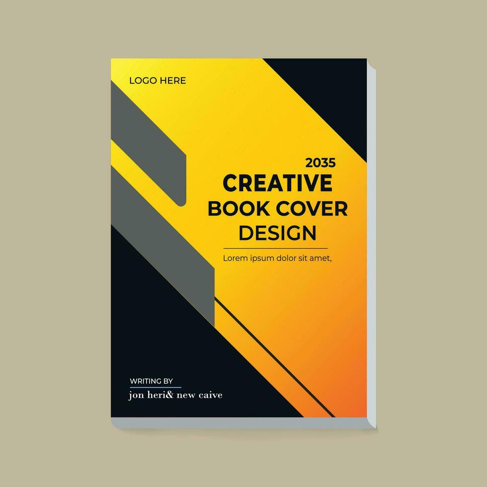 Premium EPS Corporate business book cover design template vector