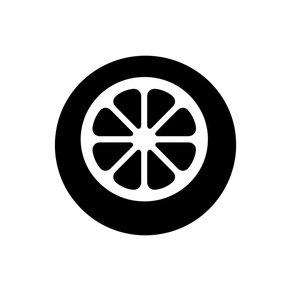 Lemon icon isolated on white background vector