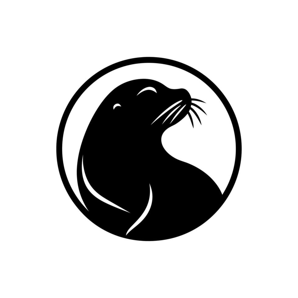 Sea lion Icon on White Background - Simple Vector Illustration