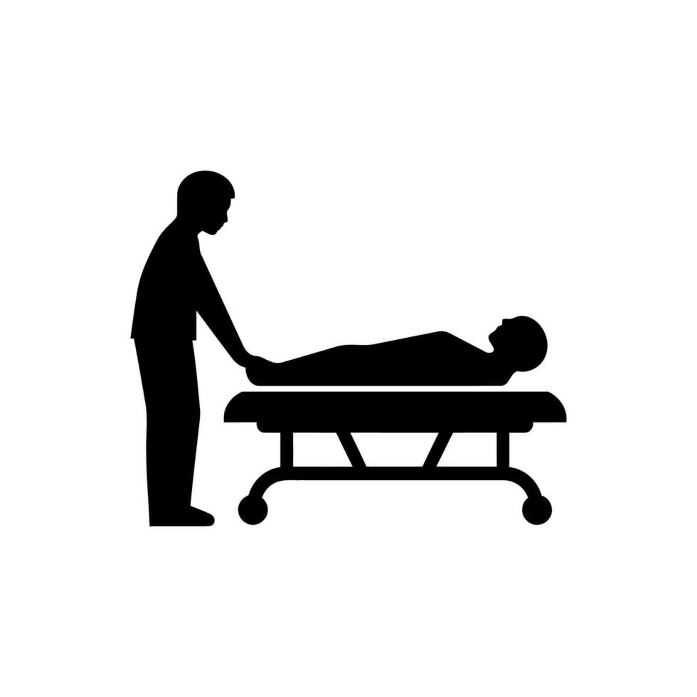 Physical therapy icon on white background vector