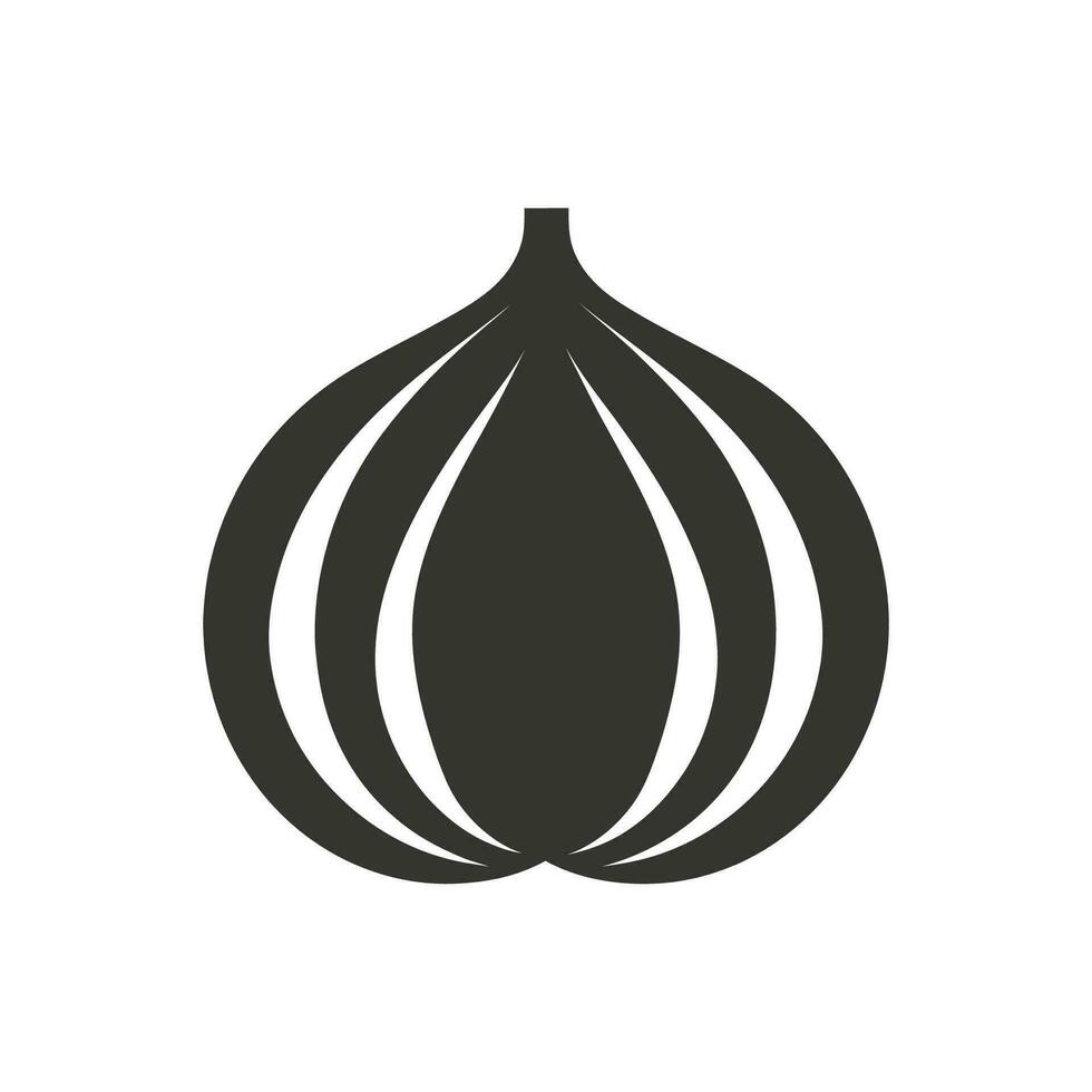 Caramelized Onions Icon on White Background - Simple Vector Illustration