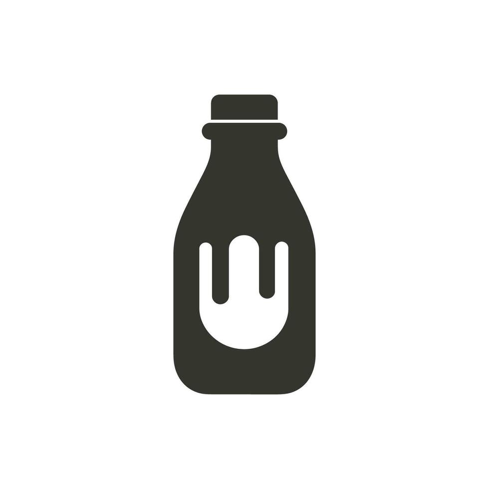 Ketchup Icon on White Background - Simple Vector Illustration