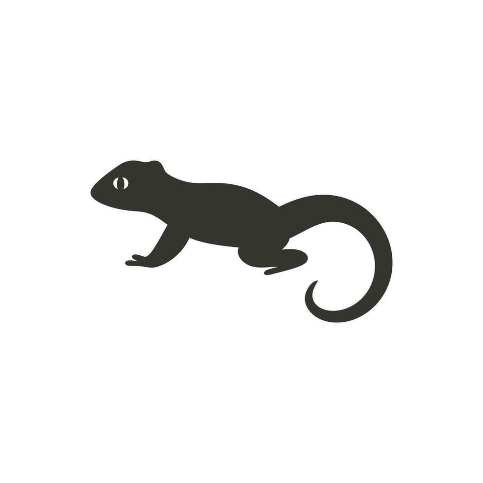 salamandra icono en blanco antecedentes - sencillo vector ilustración