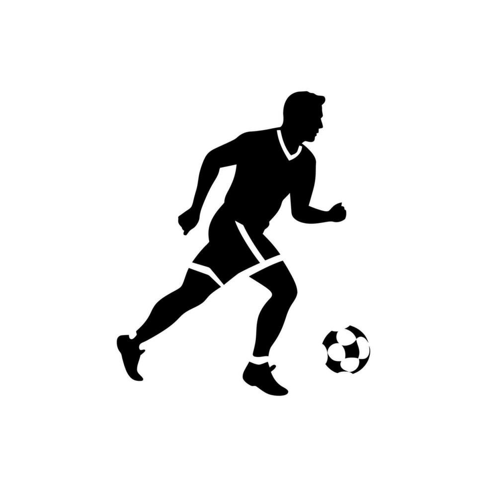 fútbol americano jugador icono en blanco antecedentes - sencillo vector ilustración