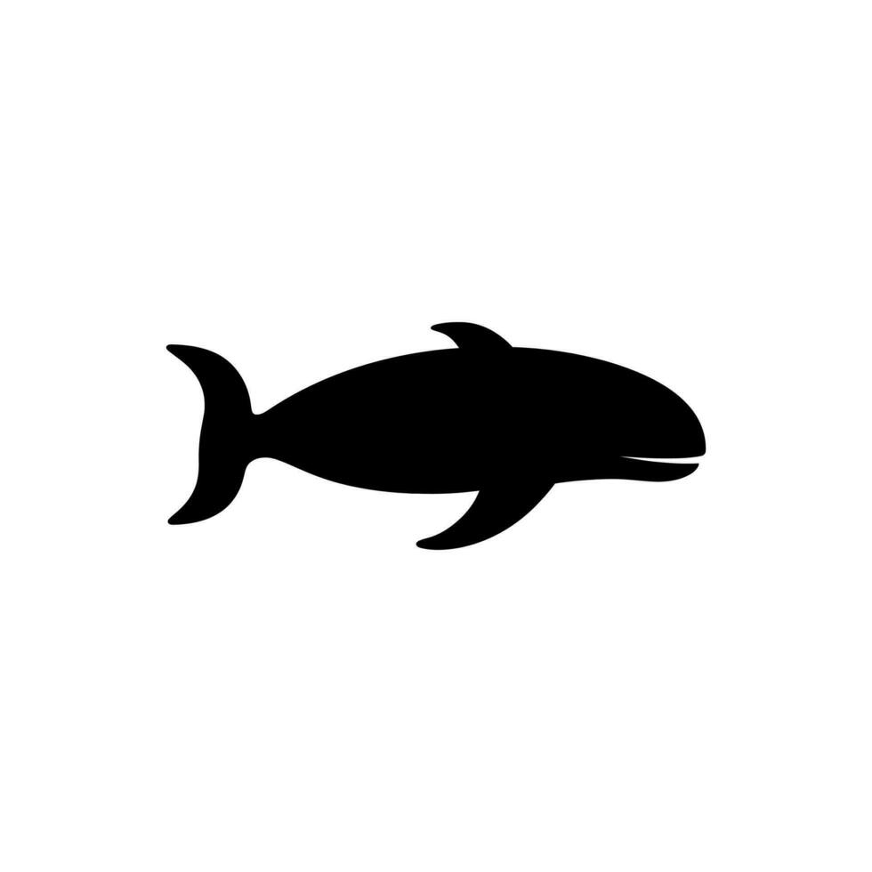 Sperm whales Icon on White Background - Simple Vector Illustration