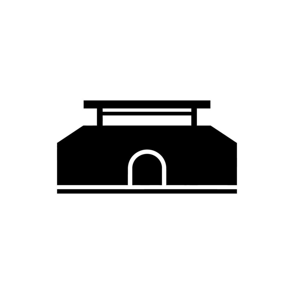 football stadium Icon on White Background - Simple Vector Illustration