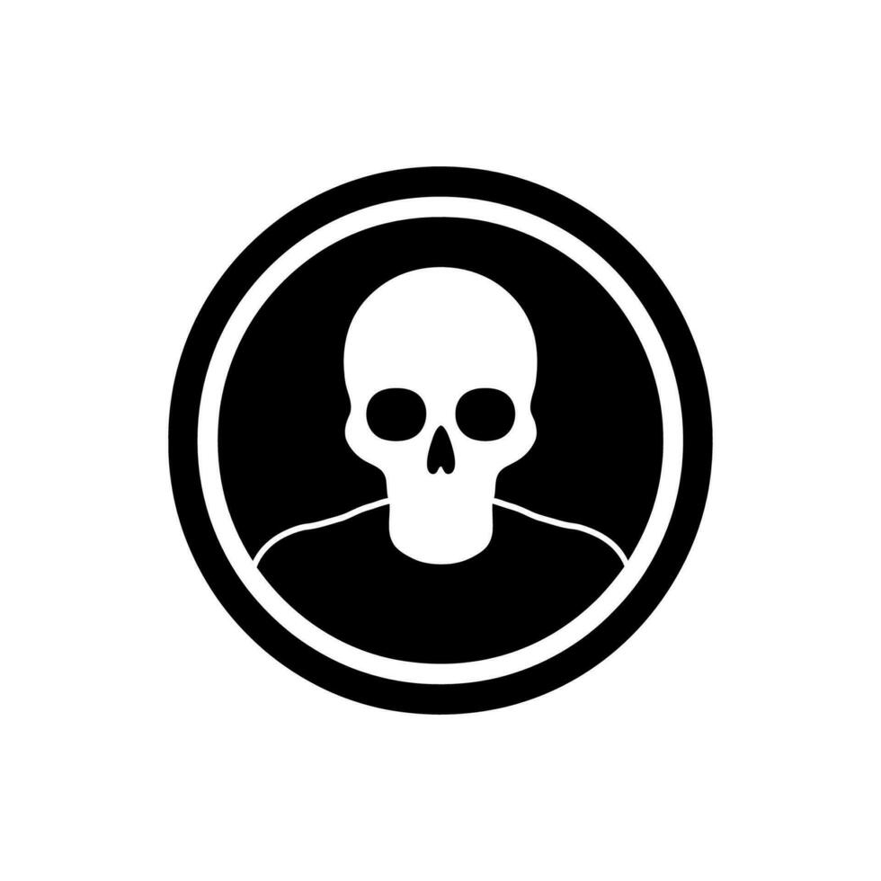 Sudden Death Icon on White Background - Simple Vector Illustration