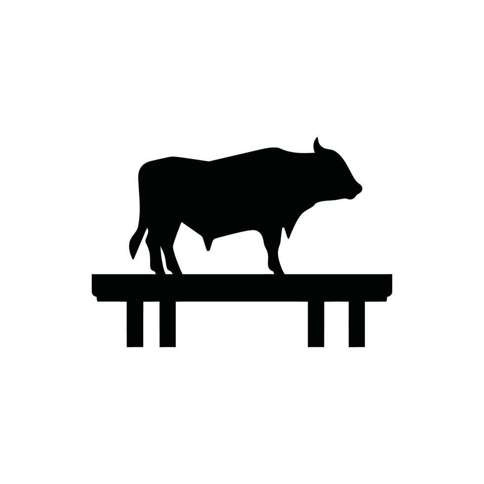 Butcher Icon on White Background - Simple Vector Illustration