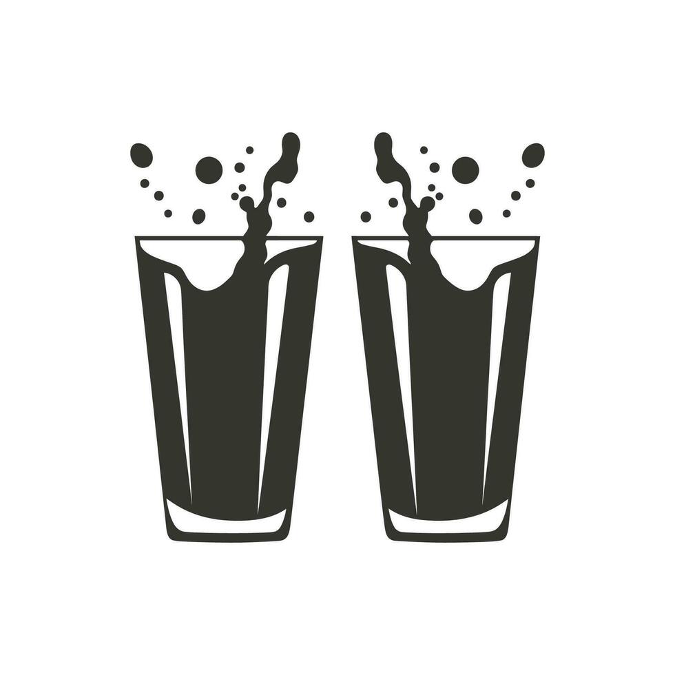 Soft drink Icon on White Background - Simple Vector Illustration