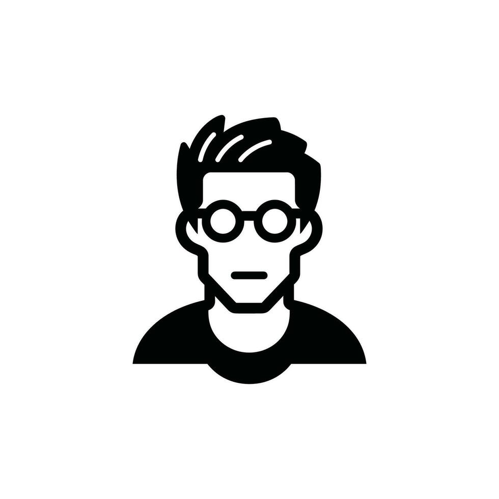 Software Engineer Icon on White Background - Simple Vector Illustration