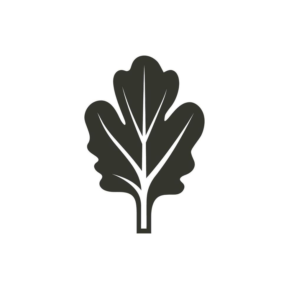 Swiss Chard Icon on White Background - Simple Vector Illustration