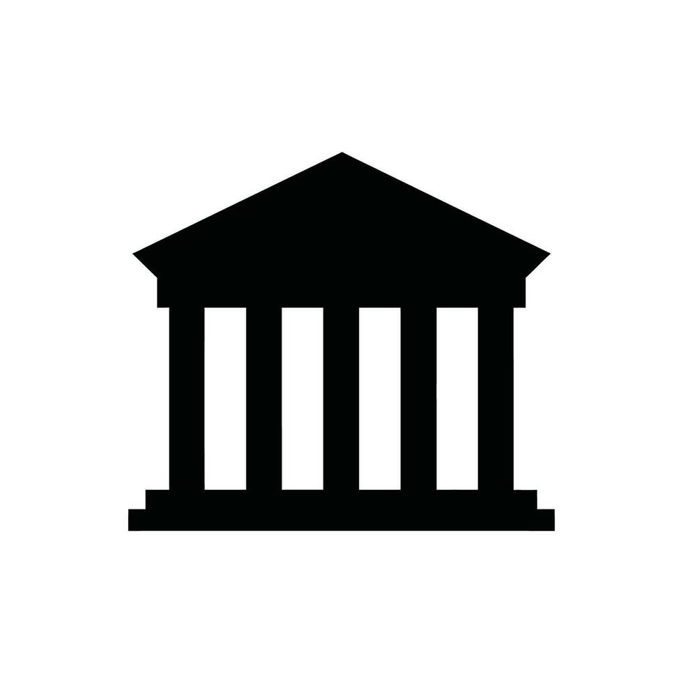 Teller Icon on White Background - Simple Vector Illustration