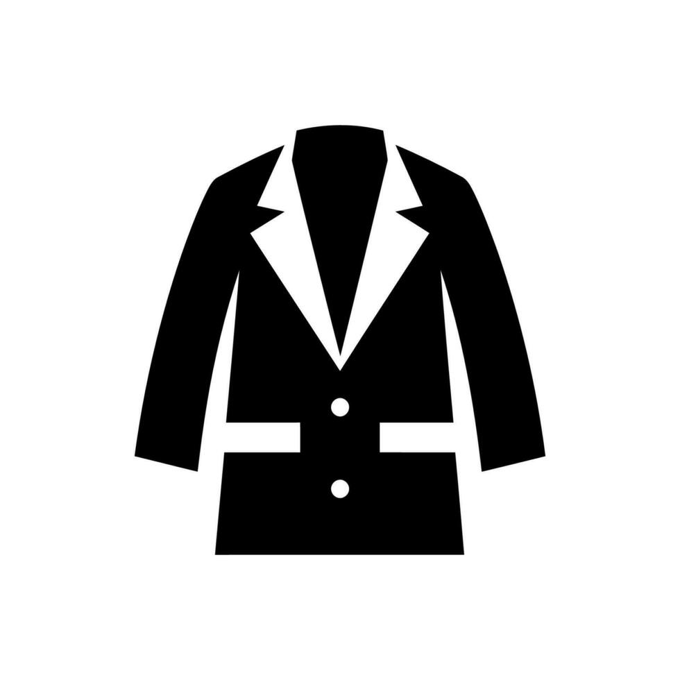 Lab coat icon on white background vector