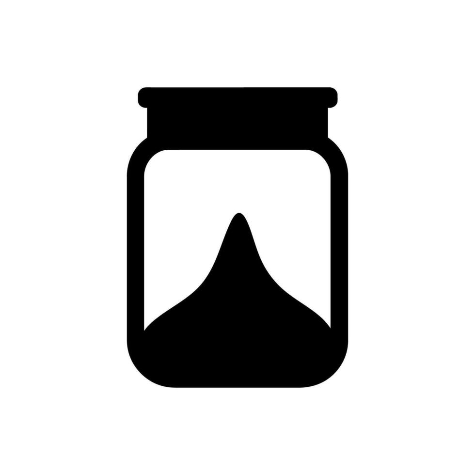 Feces sample icon on white background vector