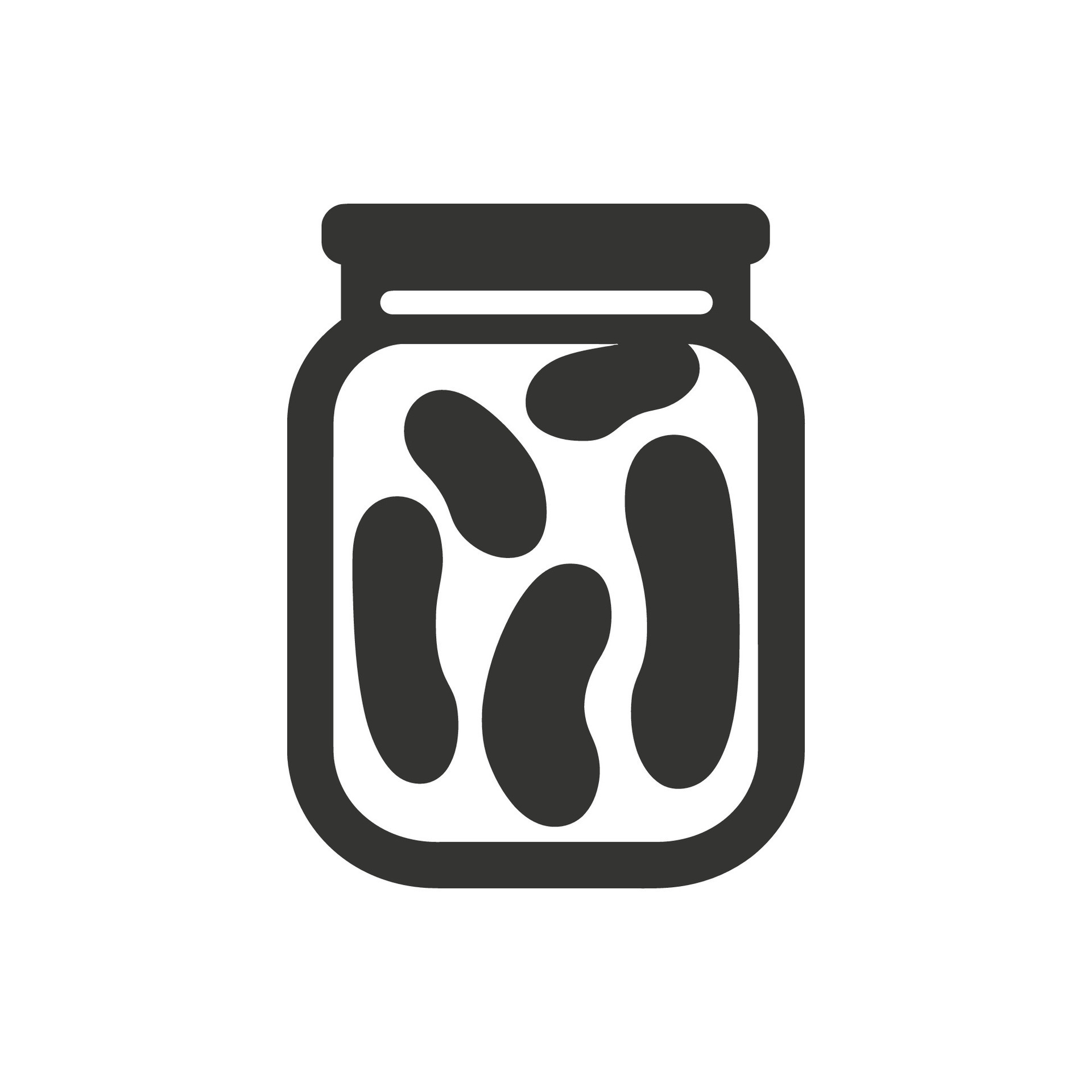 Pickles Icon on White Background - Simple Vector Illustration 34780735 ...