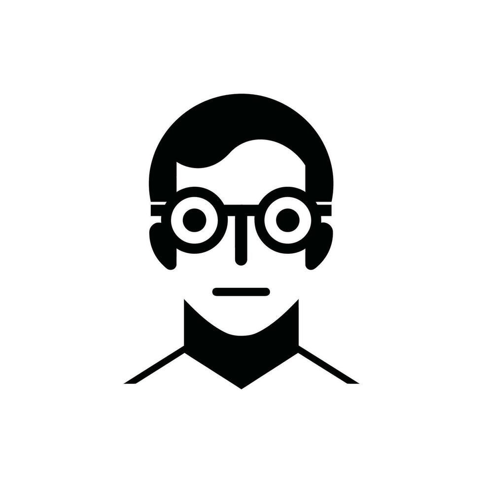 Optician Icon on White Background - Simple Vector Illustration