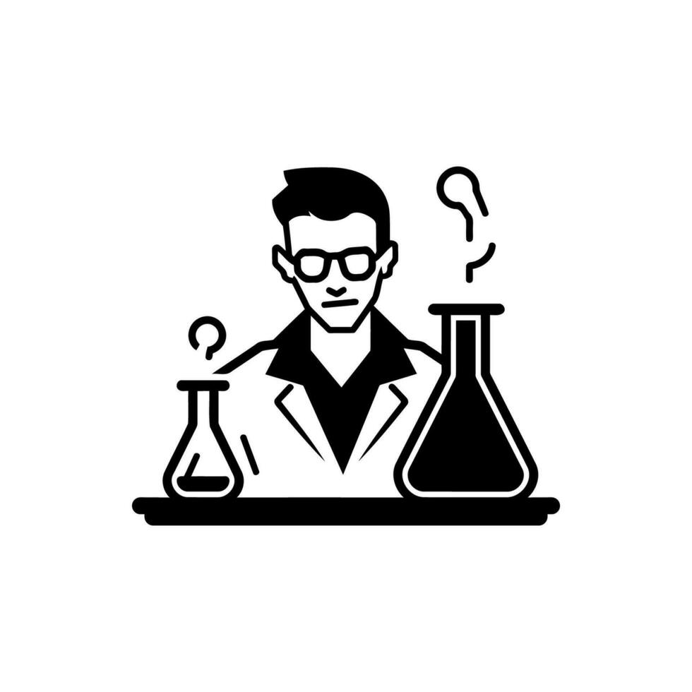 Medical research icon on white background vector